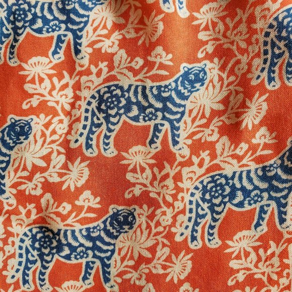 Anthro Vanessa Virginia Honore Tiger Print Top XS - Picture 9 of 14